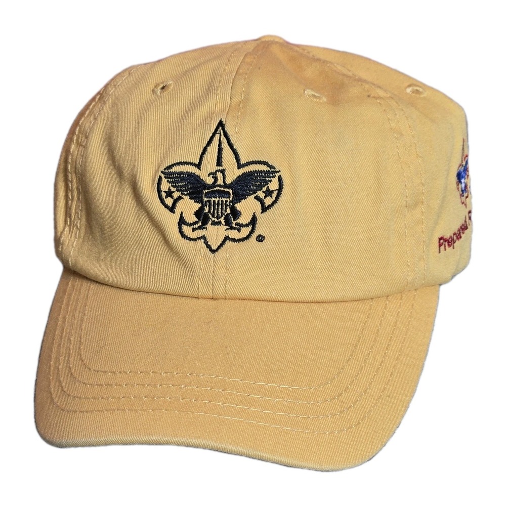 NEW Boy Scouts Pro Am Baseball Cap Hat 2013 American Dry Goods Yellow Cotton
